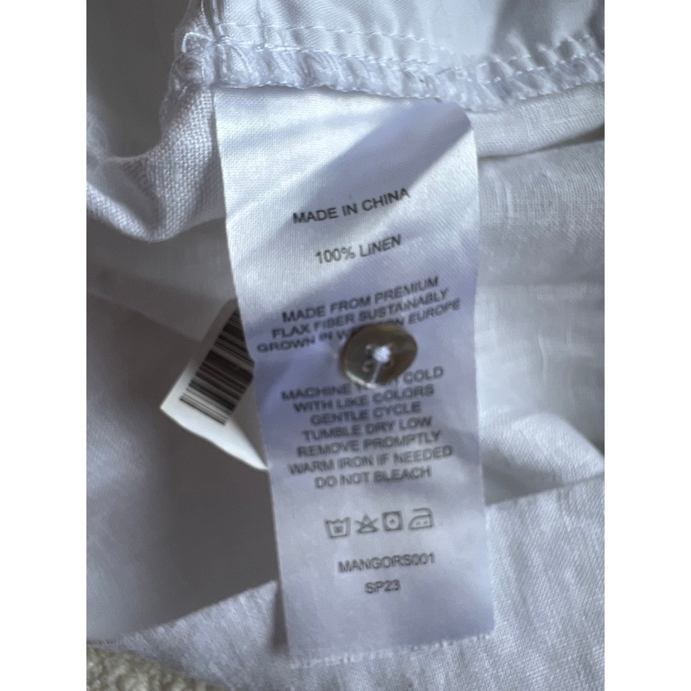 Quince White 100% Linen Sleeveless Dress Womens Small - Picture 6 of 6